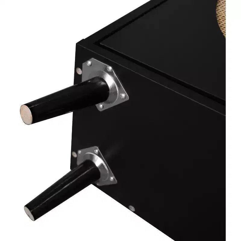 Meuble à chaussures moderne avec détails en rotin, cadre en MDF, pieds en bois de pin et 1 tiroir + 2 tiroirs basculants, unité de rangement multi-étagères