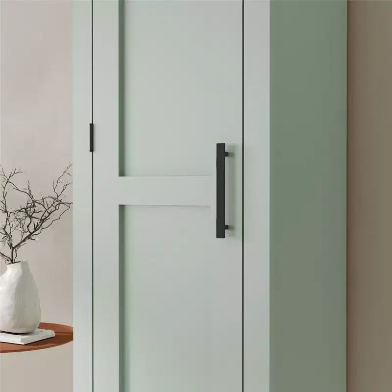 Armoire de rangement à porte unique style ferme