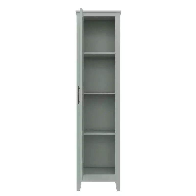 Armoire de rangement à porte unique style ferme