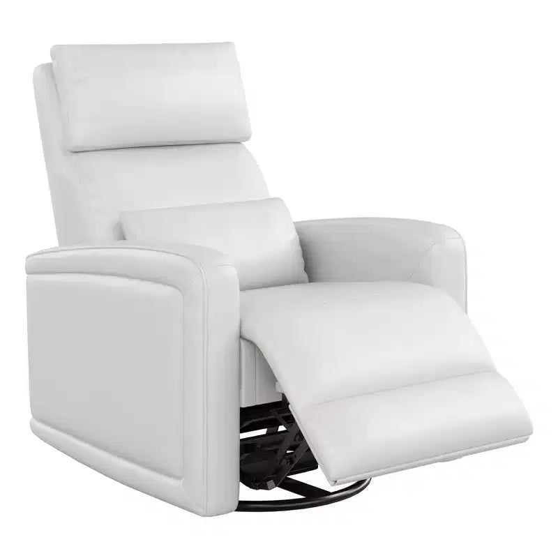 Fauteuil inclinable manuel, fauteuil à bascule pivotant à 360°, canapé simple en similicuir, fauteuil inclinable moderne à dossier haut, avec dossier ergonomique, pour salon