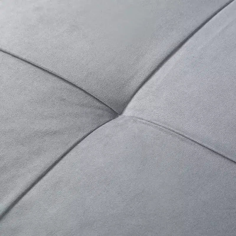 34.3 Fauteuil de lit convertible en velours avec dossier réglable à 3 positions