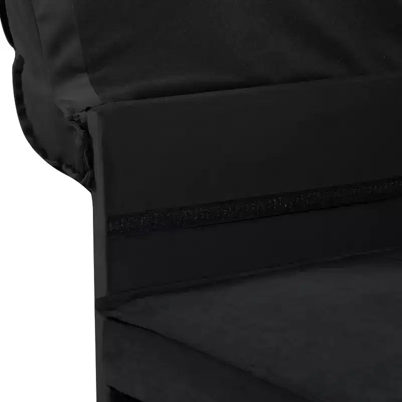 34.3 Fauteuil de lit convertible en velours avec dossier réglable à 3 positions