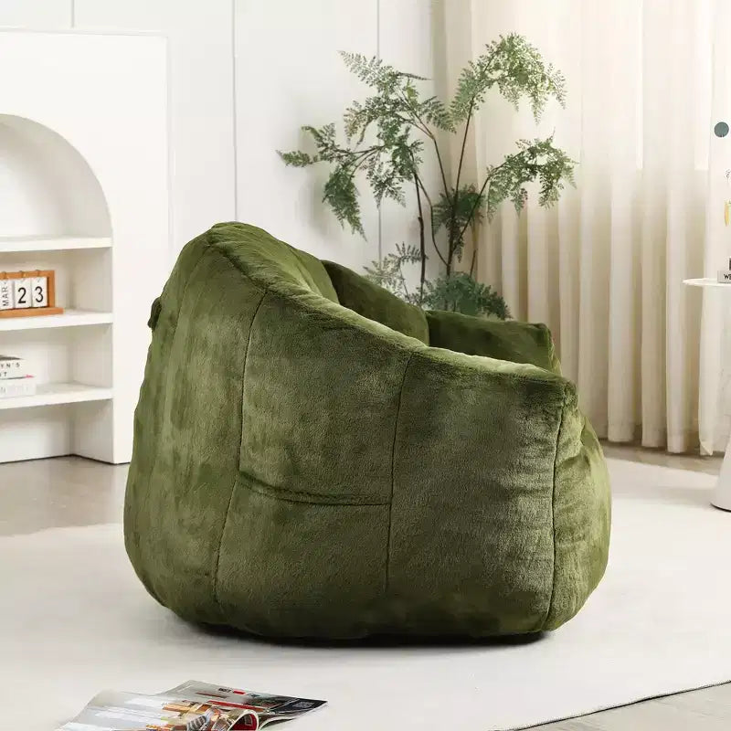 Fauteuil poire avec accoudoirs, rembourré en mousse haute densité. Canapé paresseux, chaise confortable pour adultes dans le salon ou la chambre à coucher pour la lecture.