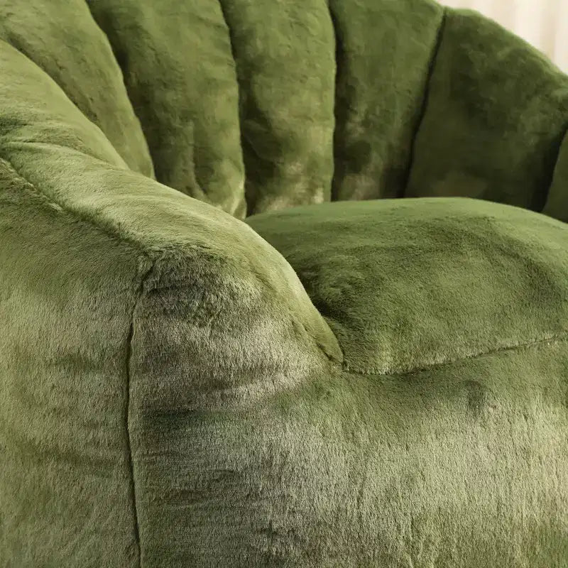 Fauteuil poire avec accoudoirs, rembourré en mousse haute densité. Canapé paresseux, chaise confortable pour adultes dans le salon ou la chambre à coucher pour la lecture.
