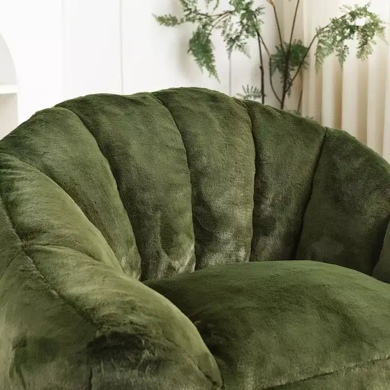 Fauteuil poire avec accoudoirs, rembourré en mousse haute densité. Canapé paresseux, chaise confortable pour adultes dans le salon ou la chambre à coucher pour la lecture.