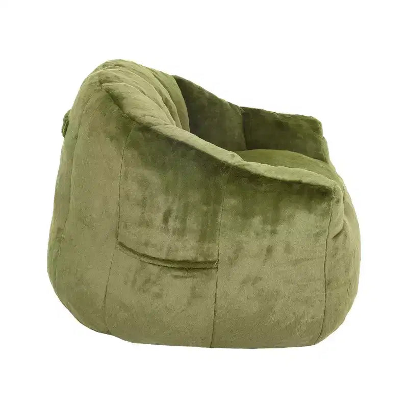 Fauteuil poire avec accoudoirs, rembourré en mousse haute densité. Canapé paresseux, chaise confortable pour adultes dans le salon ou la chambre à coucher pour la lecture.