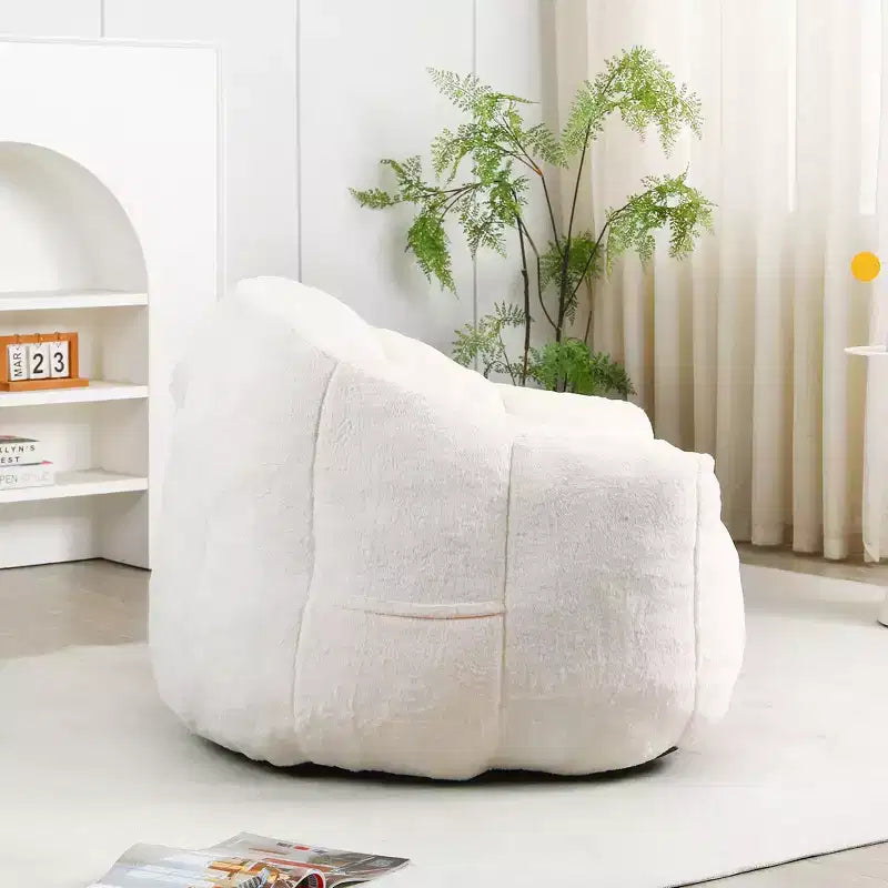 Fauteuil poire avec accoudoirs, rembourré en mousse haute densité. Canapé paresseux, chaise confortable pour adultes dans le salon ou la chambre à coucher pour la lecture.