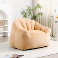 Fauteuil poire avec accoudoirs, rembourré en mousse haute densité. Canapé paresseux, chaise confortable pour adultes dans le salon ou la chambre à coucher pour la lecture.