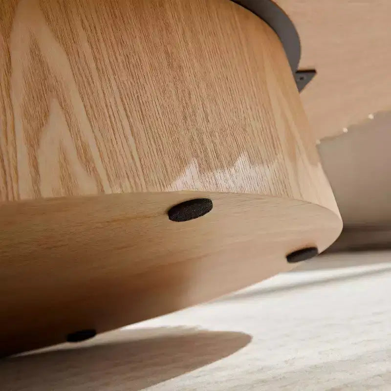 Meuble TV moderne pour téléviseur de 80 pouces avec 3 portes, grand meuble de rangement pour salon, chambre à coucher, bois naturel