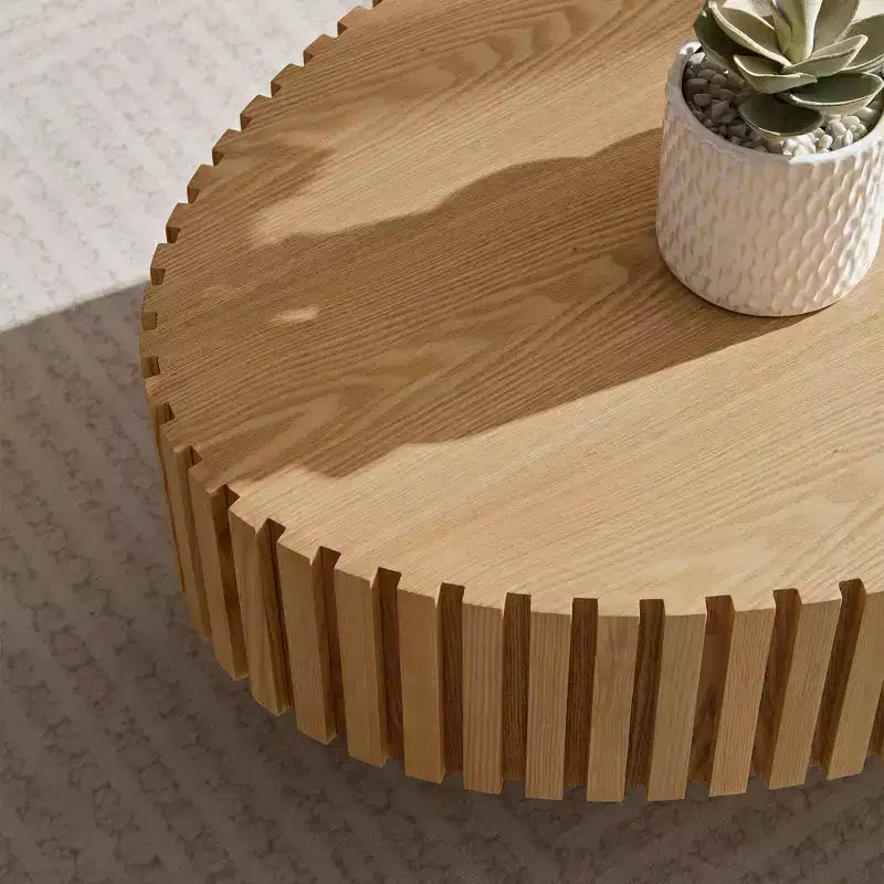 Meuble TV moderne pour téléviseur de 80 pouces avec 3 portes, grand meuble de rangement pour salon, chambre à coucher, bois naturel