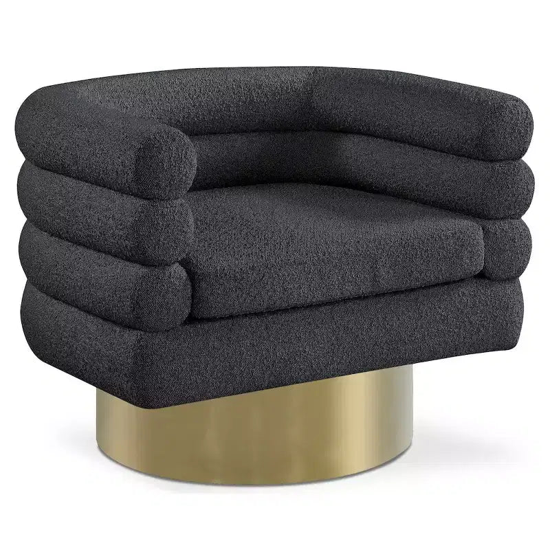 Meridian Furniture Tessa Boucle Fabric Chair