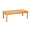ECR4Kids Hardwood Table with 14in Legs, Childrens Furniture, Honey