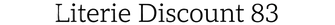 Literie Discount 83 黑字 Logo